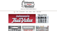 Desktop Screenshot of johnsonstruevalue.com